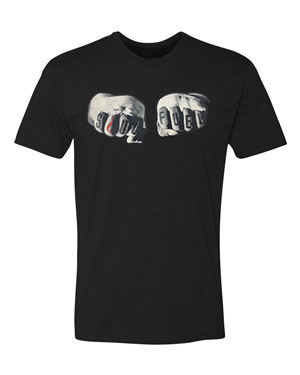 Fists of Fury Graphic T-shirt Black